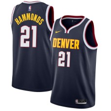 Denver Nuggets #21 Tom Hammonds Jersey -Navy