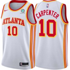 Atlanta Hawks #10 Bob Carpenter Jersey -White