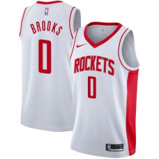 Houston Rockets #0 Aaron Brooks Jersey -White