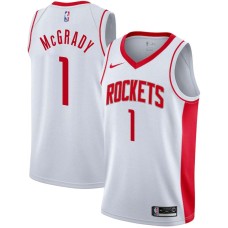 Houston Rockets #1 Tracy McGrady Jersey -White