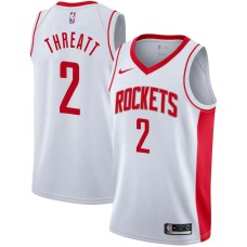 Houston Rockets #2 Sedale Threatt Jersey -White