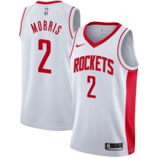 Houston Rockets #2 Marcus Morris Jersey -White