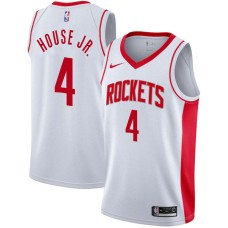 Houston Rockets #4 Danuel House Jr Jersey -White