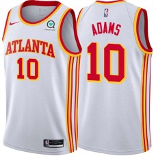 Atlanta Hawks #10 Don Adams Jersey -White