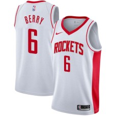 Houston Rockets #6 Walter Berry Jersey -White