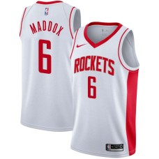 Houston Rockets #6 Tito Maddox Jersey -White