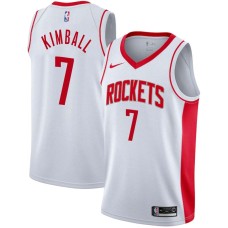 Houston Rockets #7 Toby Kimball Jersey -White