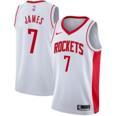 Houston Rockets #7 Mike James Jersey -White