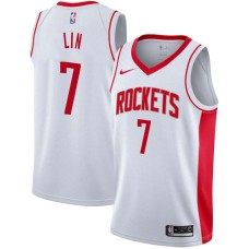 Houston Rockets #7 Jeremy Lin Jersey -White