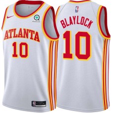 Atlanta Hawks #10 Mookie Blaylock Jersey -White