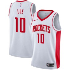 Houston Rockets #10 Tyronn Lue Jersey -White