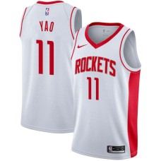 Houston Rockets #11 Yao Ming Jersey -White