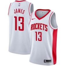 Houston Rockets #13 Mike James Jersey -White