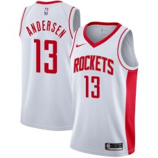 Houston Rockets #13 David Andersen Jersey -White