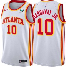 Atlanta Hawks #10 Tim Hardaway Jr Jersey -White