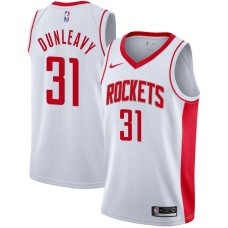 Houston Rockets #31 Mike Dunleavy Jersey -White