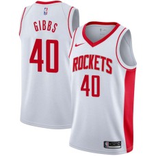 Houston Rockets #40 Dick Gibbs Jersey -White