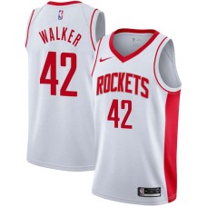 Houston Rockets #42 Wally Walker Jersey -White