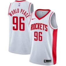 Houston Rockets #96 Metta World Peace Jersey -White