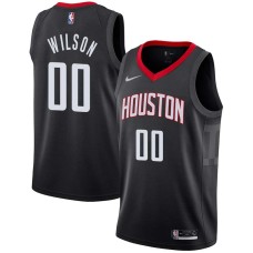 Houston Rockets #00 DJ Wilson Jersey -Black