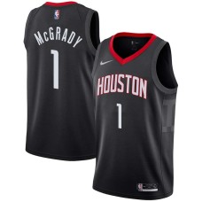 Houston Rockets #1 Tracy McGrady Jersey -Black