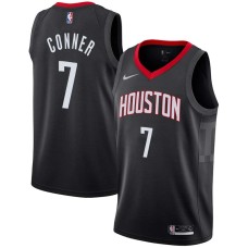 Houston Rockets #7 Lester Conner Jersey -Black