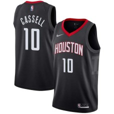 Houston Rockets #10 Sam Cassell Jersey -Black