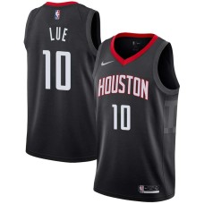 Houston Rockets #10 Tyronn Lue Jersey -Black