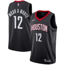 Houston Rockets #12 Luc Mbah a Moute Jersey -Black