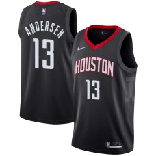 Houston Rockets #13 David Andersen Jersey -Black