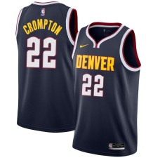 Denver Nuggets #22 Geoff Crompton Jersey -Navy