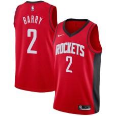 Houston Rockets #2 Rick Barry Jersey -Red