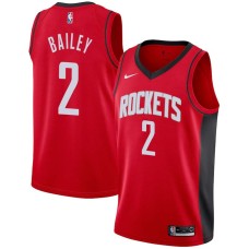 Houston Rockets #2 James Bailey Jersey -Red