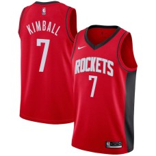 Houston Rockets #7 Toby Kimball Jersey -Red