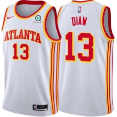 Atlanta Hawks #13 Boris Diaw Jersey -White