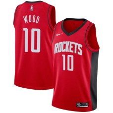 Houston Rockets #10 David Wood Jersey -Red