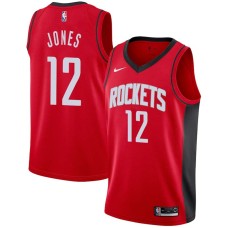 Houston Rockets #12 Nick Jones Jersey -Red