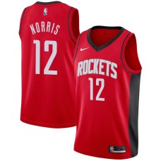 Houston Rockets #12 Moochie Norris Jersey -Red