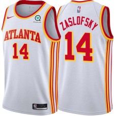 Atlanta Hawks #14 Max Zaslofsky Jersey -White