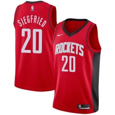 Houston Rockets #20 Larry Siegfried Jersey -Red