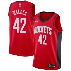 Houston Rockets #42 Wally Walker Jersey -Red