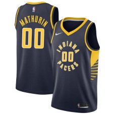 Indiana Pacers #00 Bennedict Mathurin Jersey -NAVY