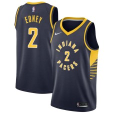 Indiana Pacers #2 Tyus Edney Jersey -NAVY