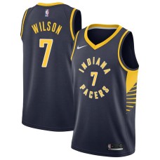 Indiana Pacers #7 Bobby Wilson Jersey -NAVY