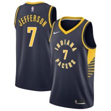 Indiana Pacers #7 Al Jefferson Jersey -NAVY