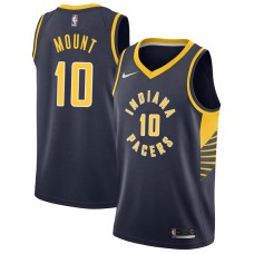 Indiana Pacers #10 Rick Mount Jersey -NAVY