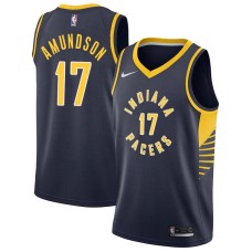 Indiana Pacers #17 Lou Amundson Jersey -NAVY