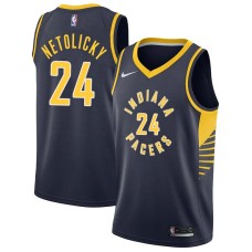 Indiana Pacers #24 Bob Netolicky Jersey -NAVY