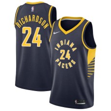 Indiana Pacers #24 Pooh Richardson Jersey -NAVY