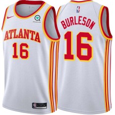 Atlanta Hawks #16 Tom Burleson Jersey -White